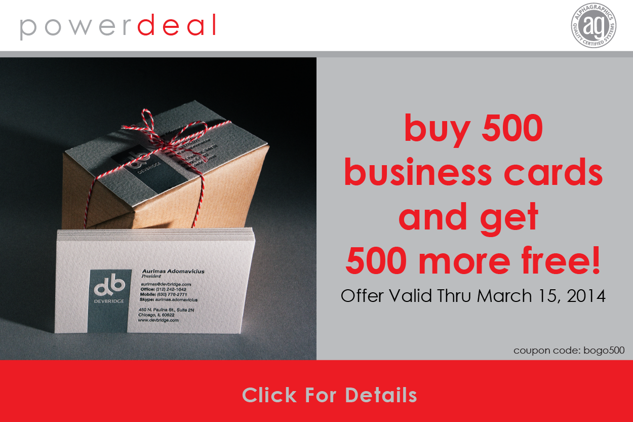 Deal of the Month: Buy One Get One Free