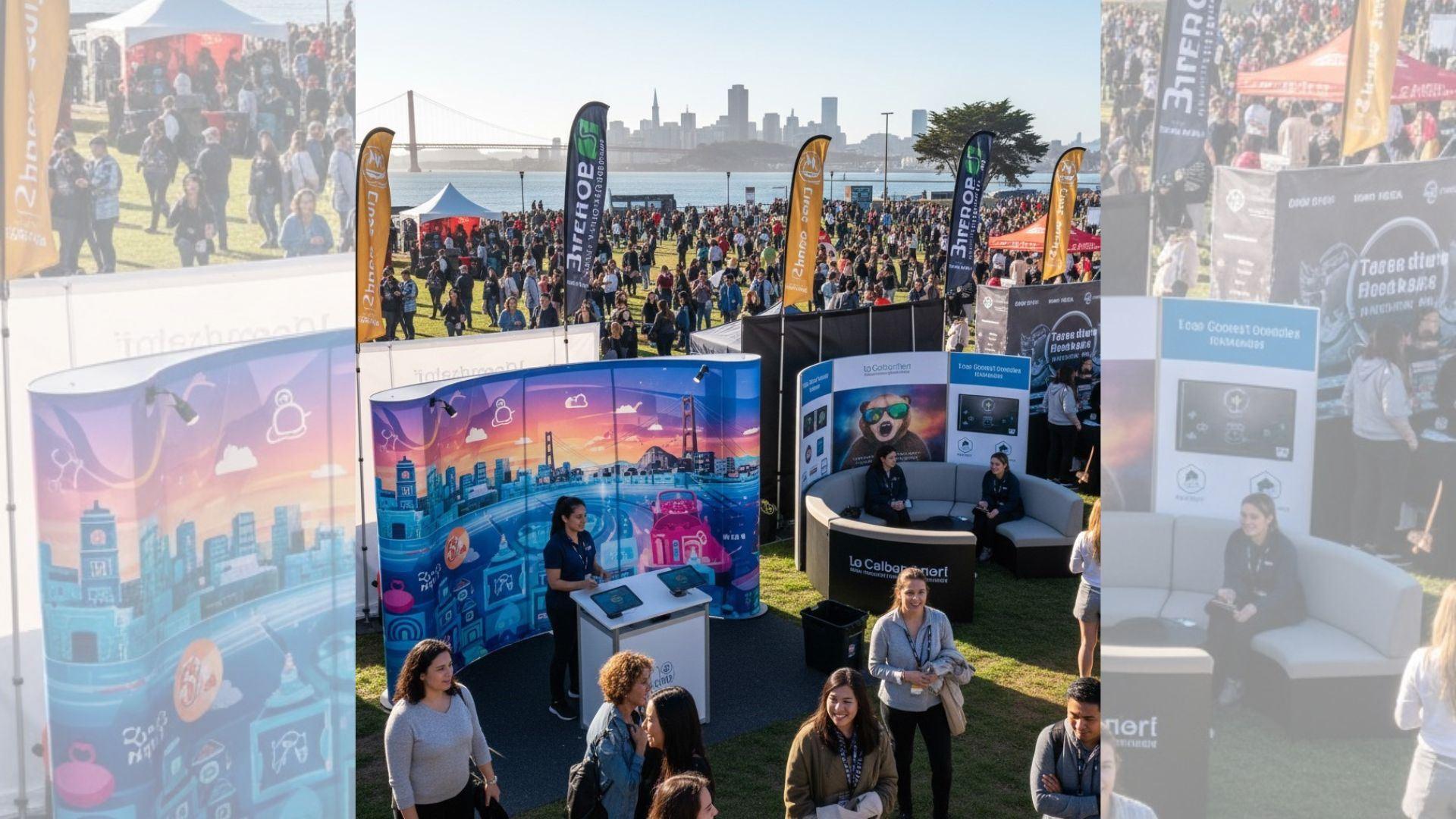 How Do Portable Displays Steal the Show at Bay Area Events?