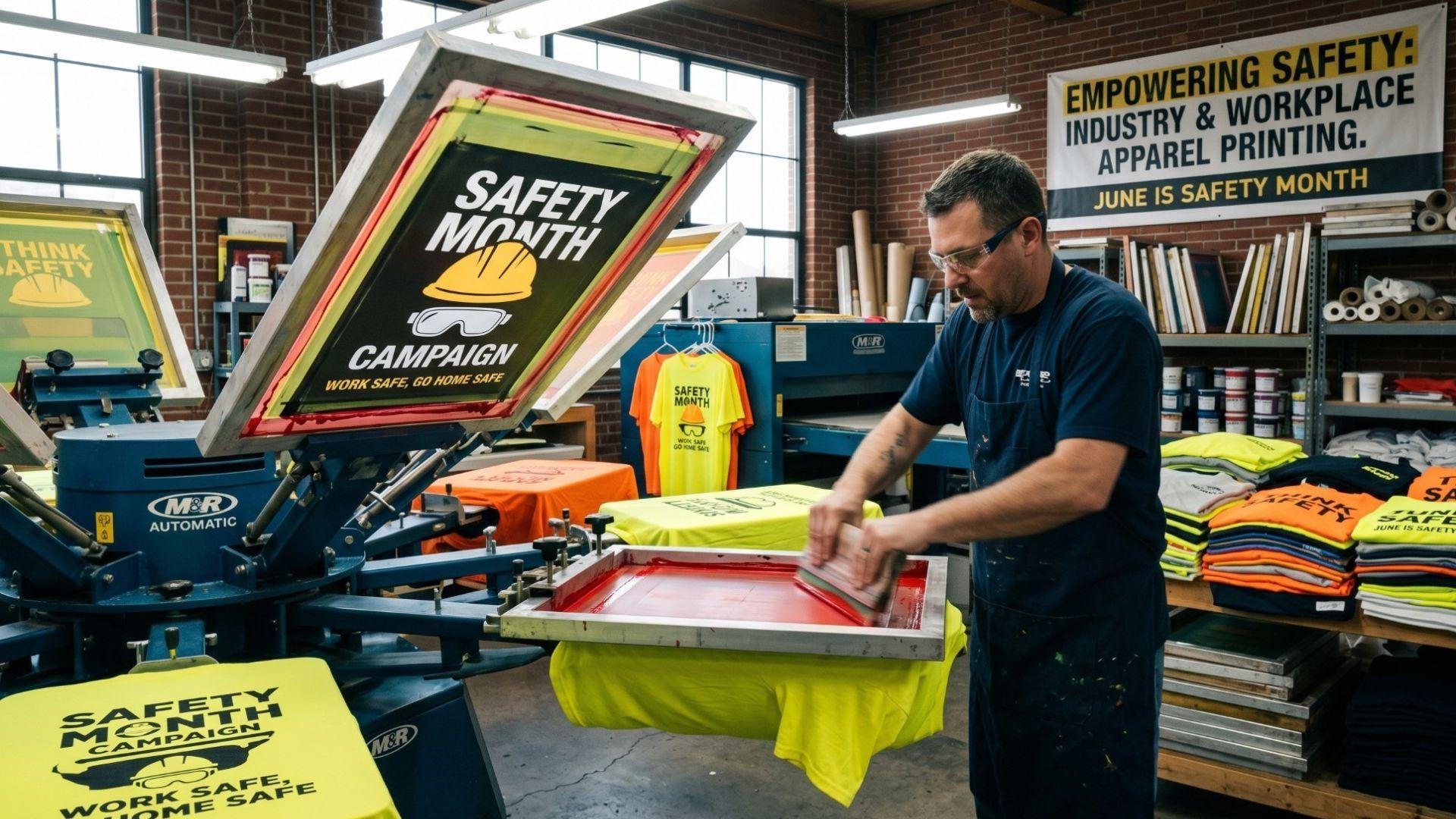 Gear Up for Safety Month: Why Your Team Needs Professional Apparel Printing in Helena