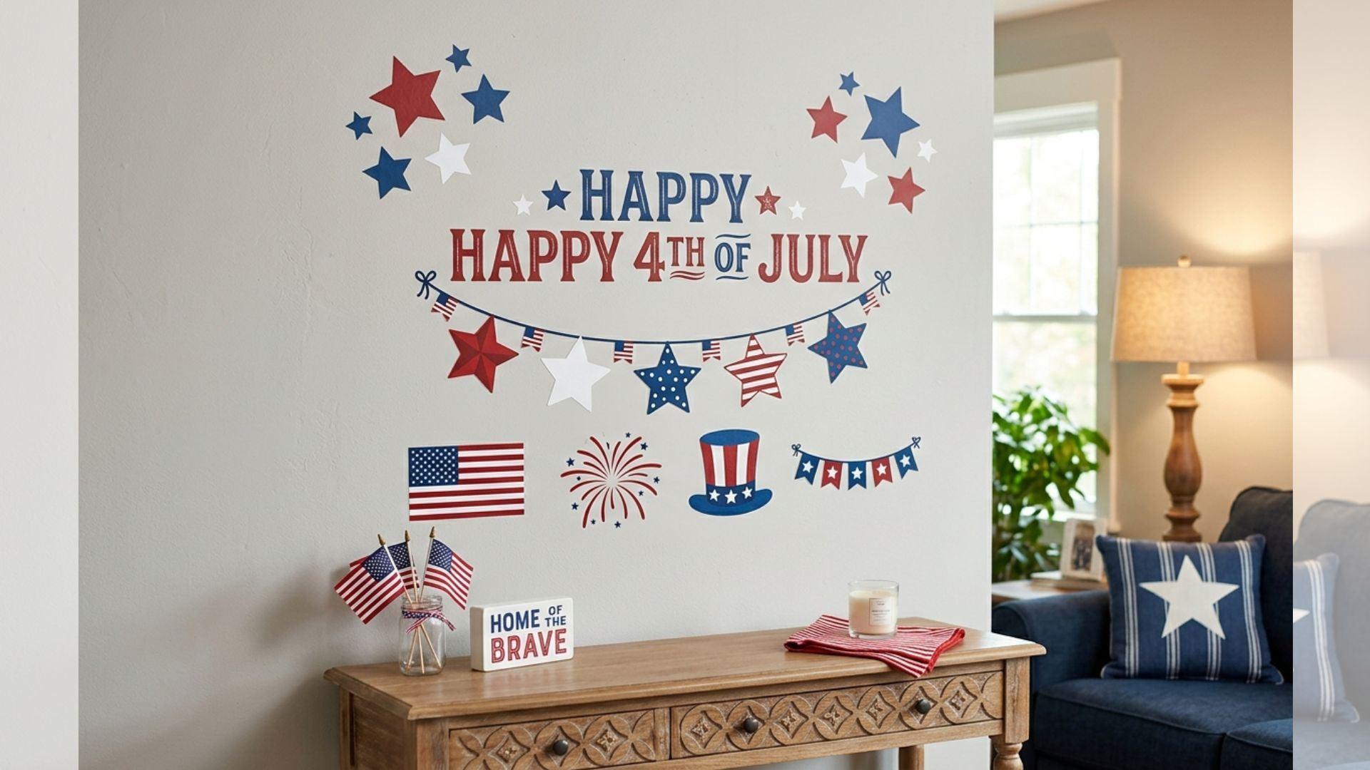 Make Your Walls Join the July 4th Celebration