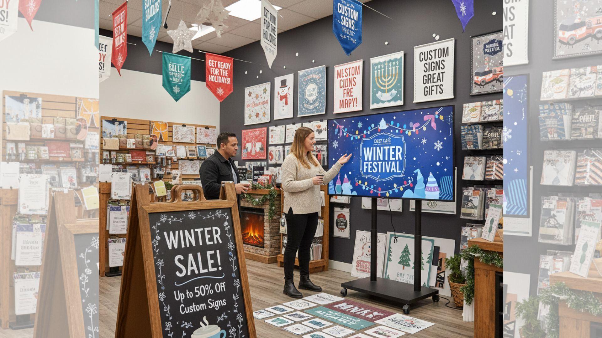Indoor Branding Wins During Seasonal Transitions Using a Sign Shop in La Grange