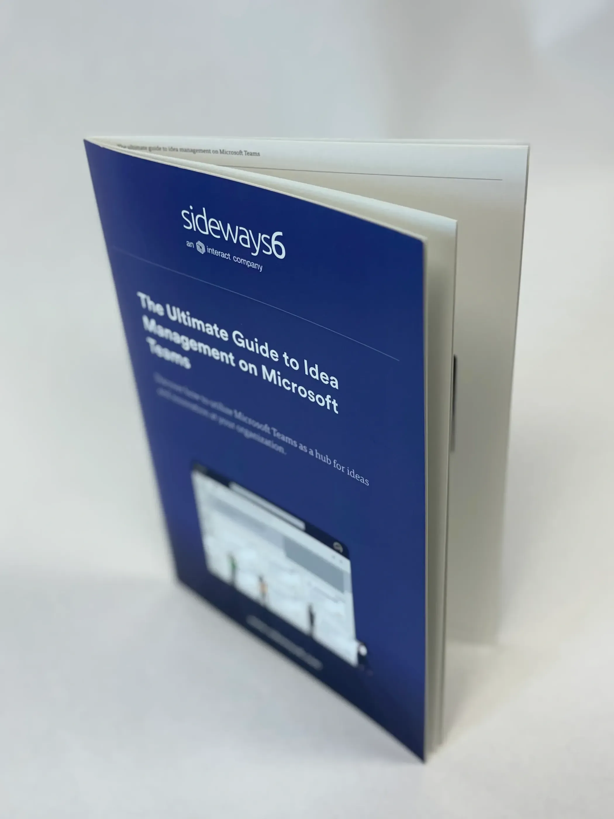 A perfect bound booklet titled