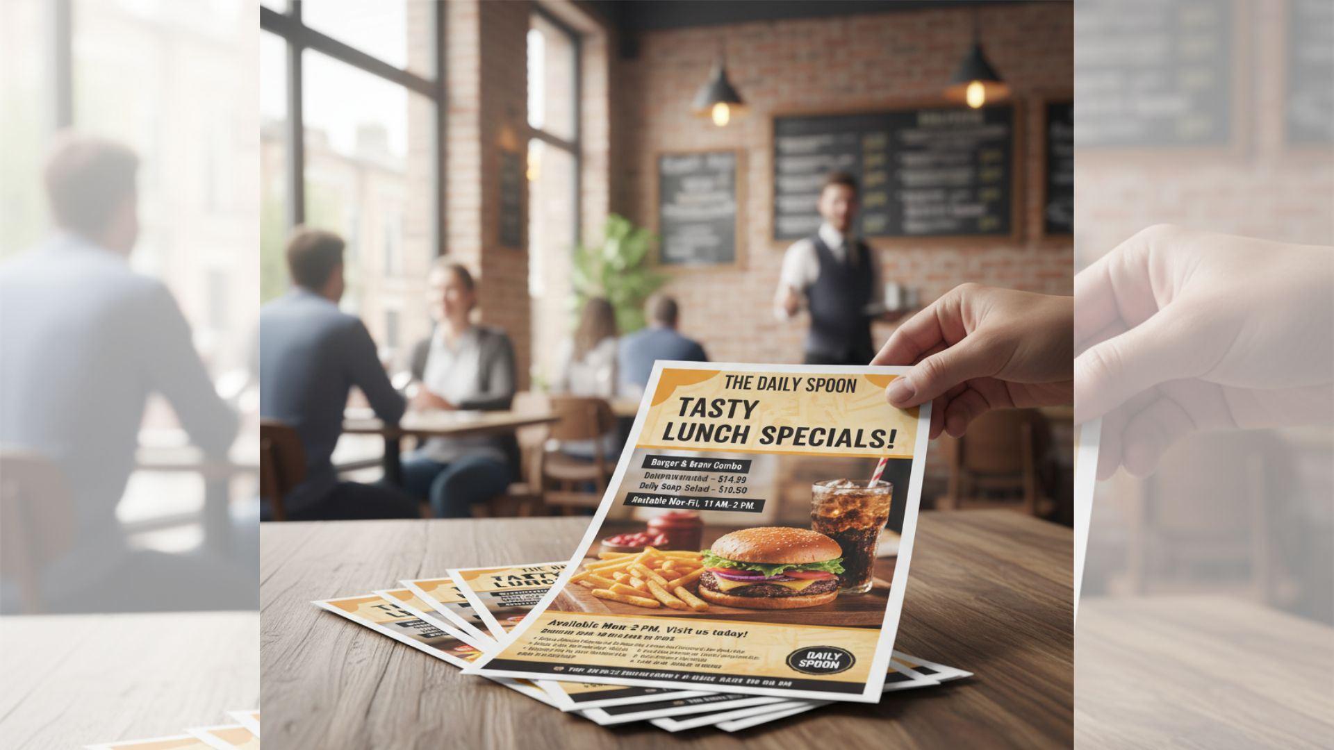 5 Flyer Ideas That Help Restaurants Promote Specials