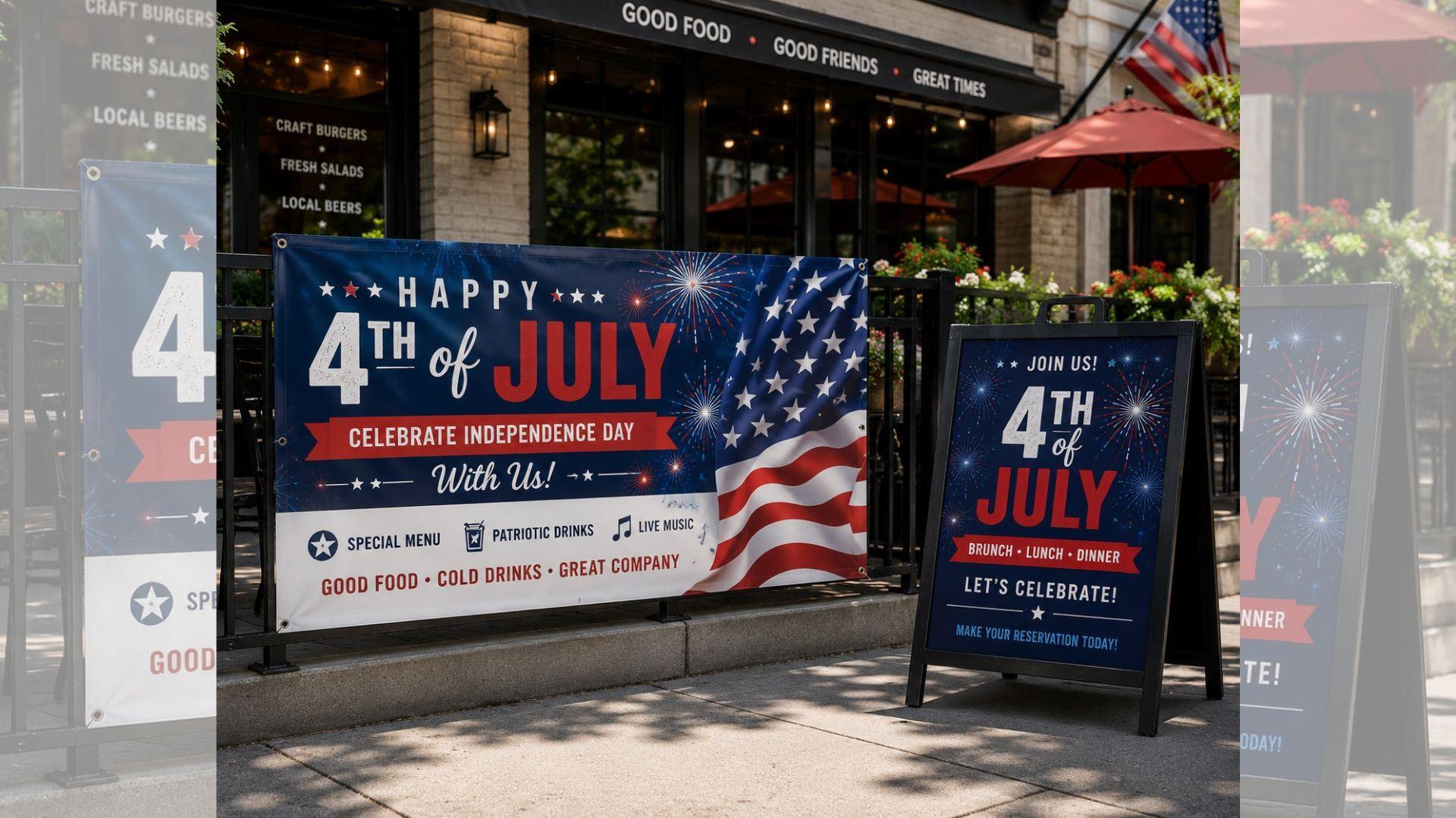How Can Restaurants Use Custom Printing to Boost Independence Day Foot Traffic?