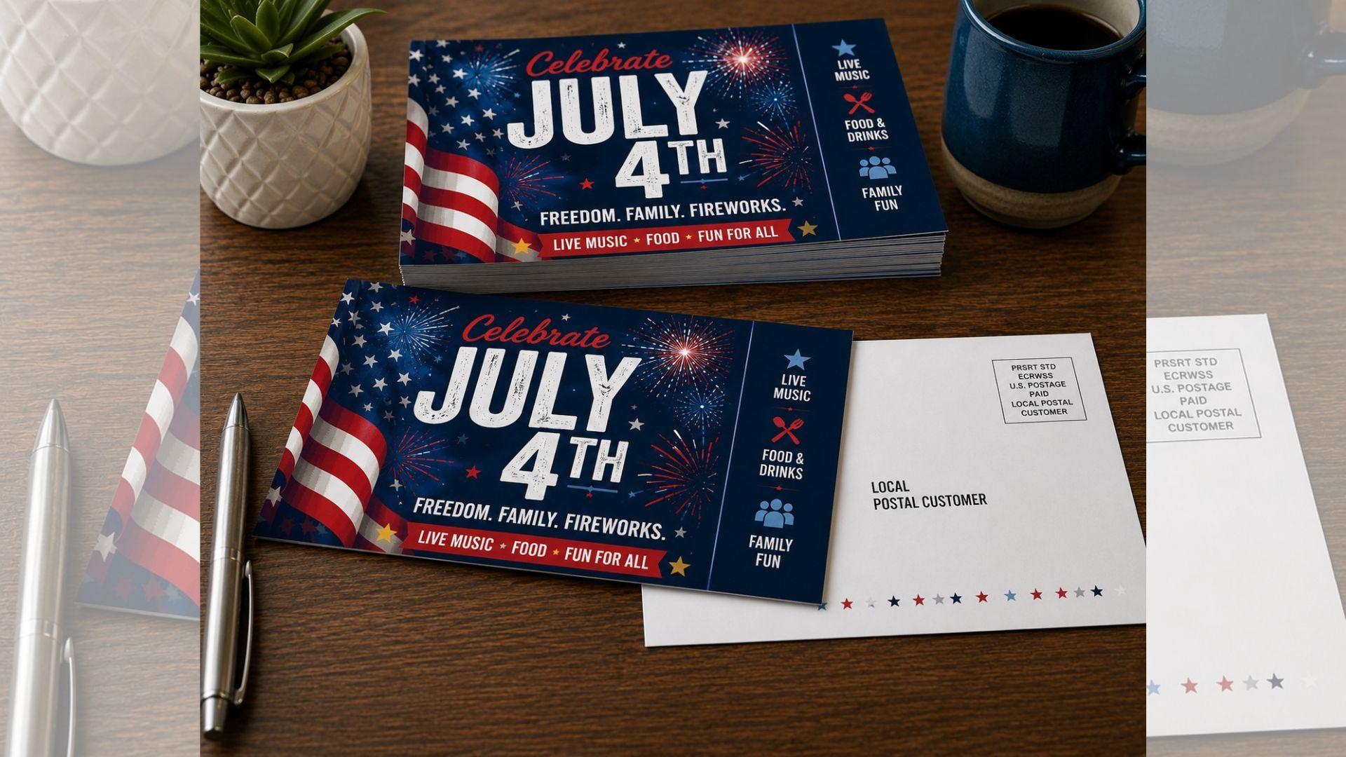 How Can Direct Mail Printing Increase Independence Day Sales for Local Businesses?