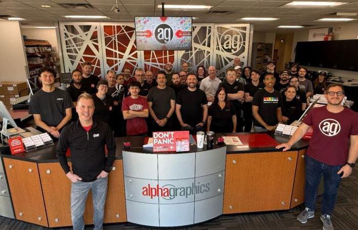 AlphaGraphics University Drive team