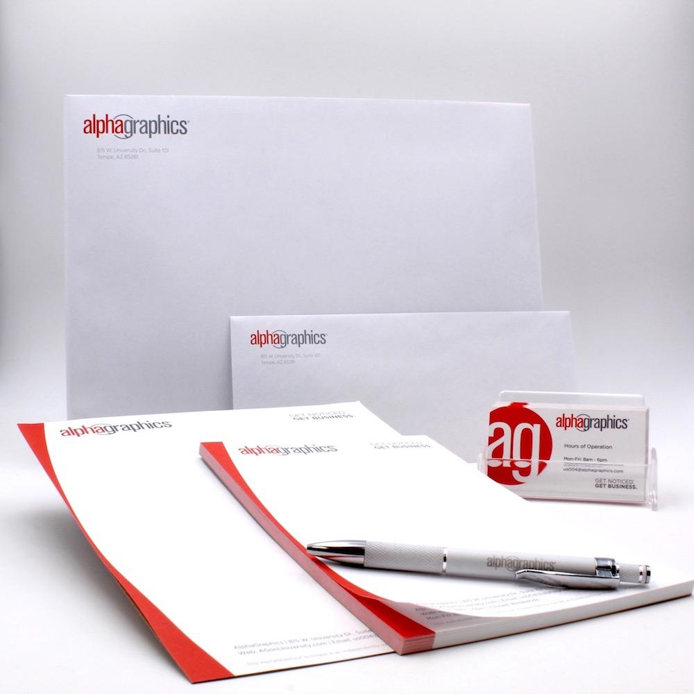 Alpha Graphics On University Stationery