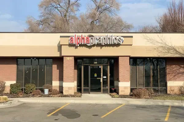 alphagraphics american fork exterior building