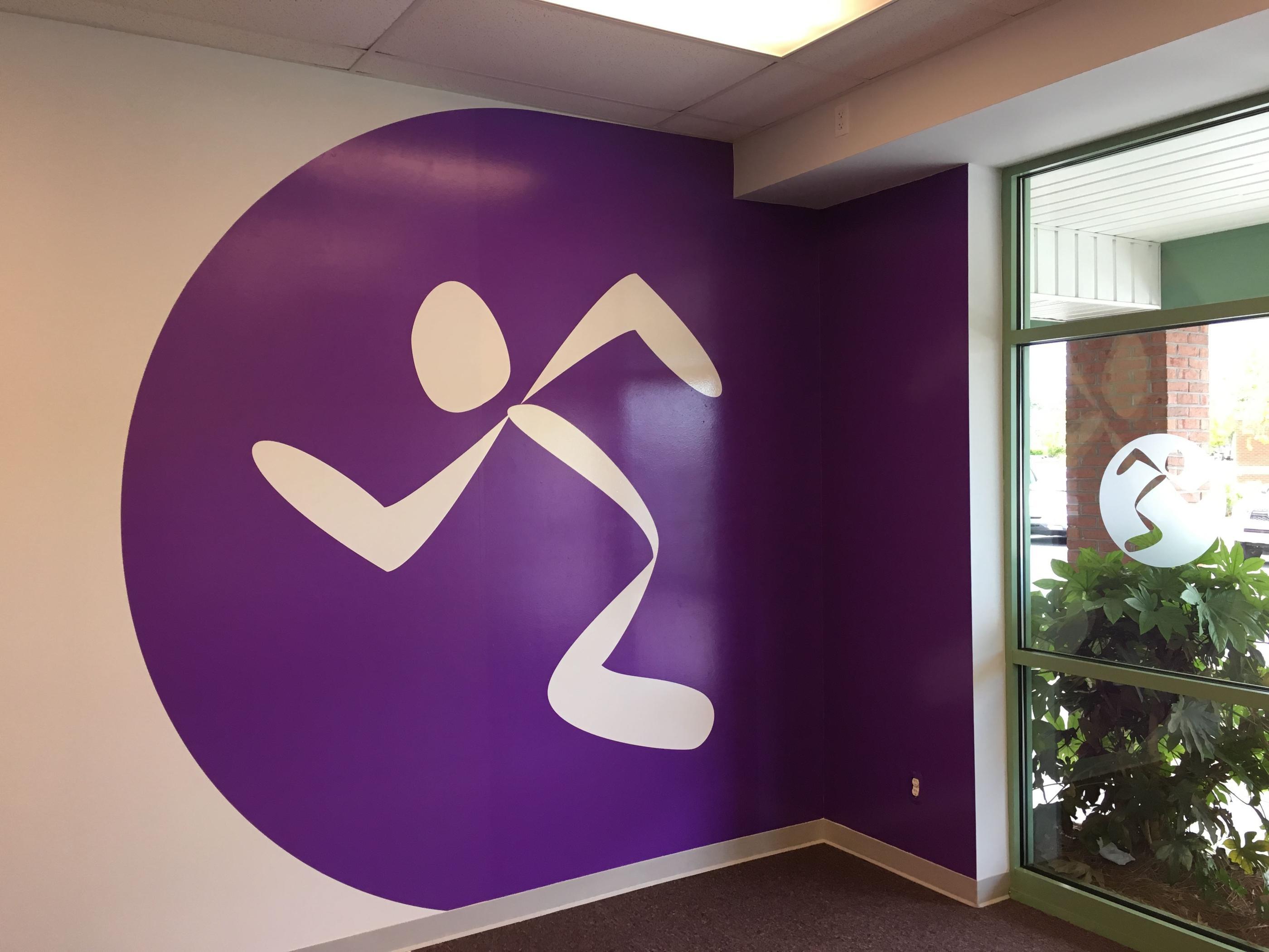Anytime Fitness Wall Graphic