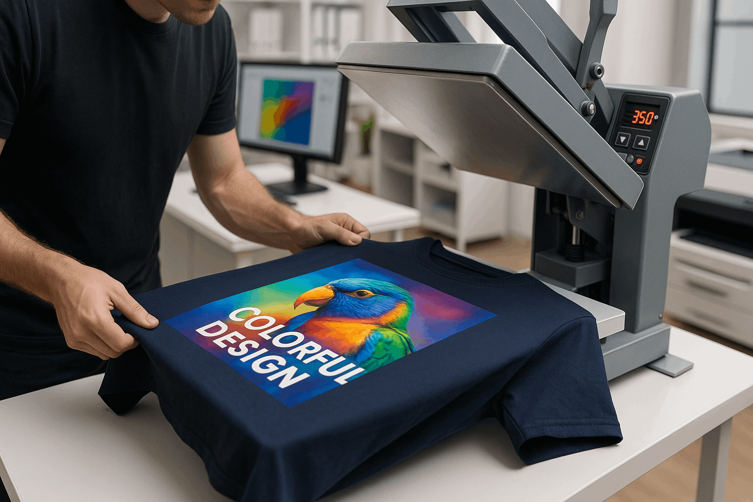 Full-color apparel printing