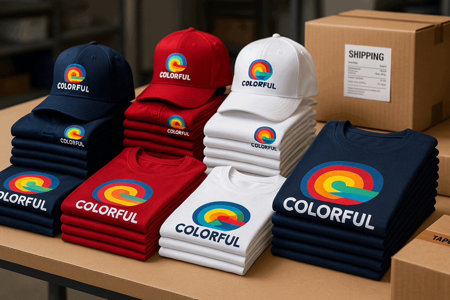 Full-color printing apparel order