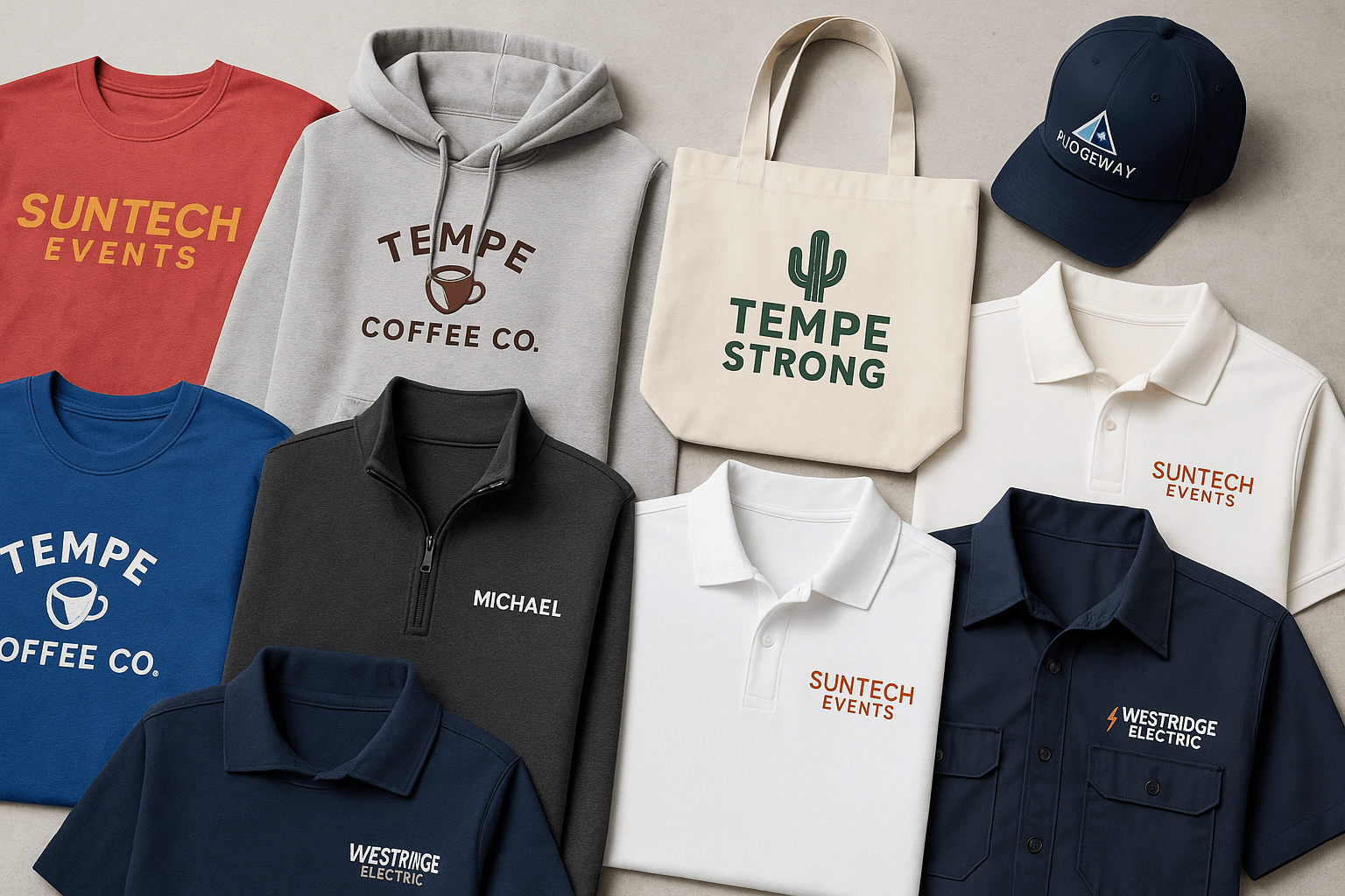 Custom apparel products