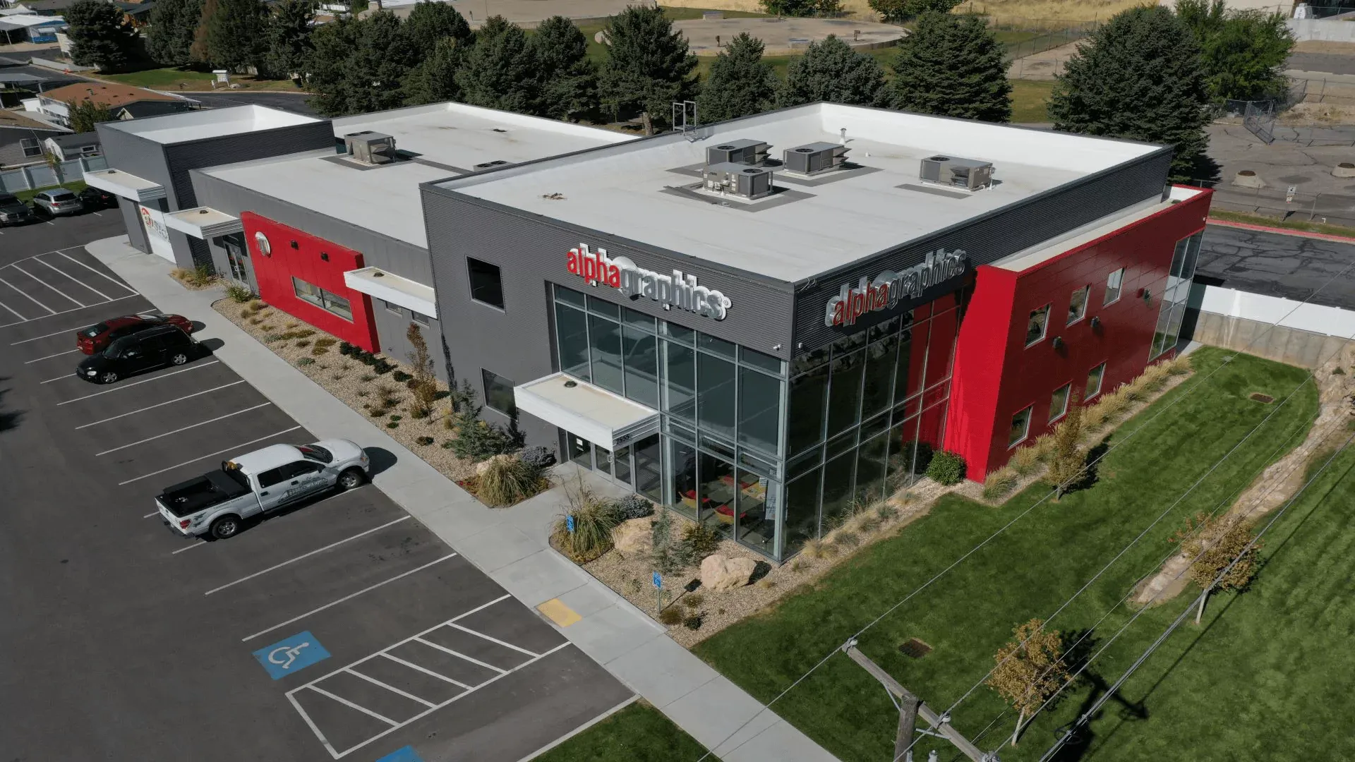 Alphagraphics store front