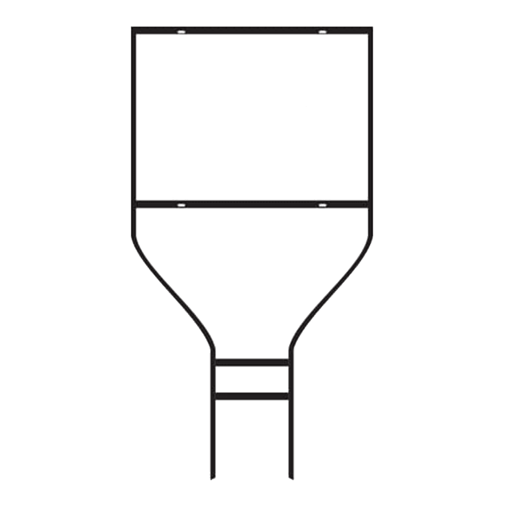 An image of a banjo sign frame.