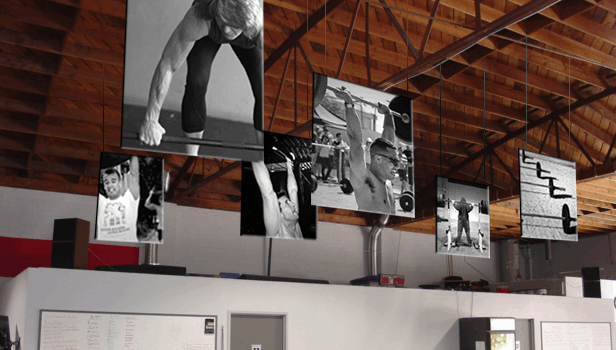 Hanging banners with pole pockets