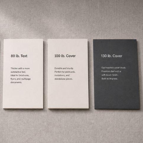 Paper Weight Guide: How to Choose the Right Paper for Every Print Project (2026)