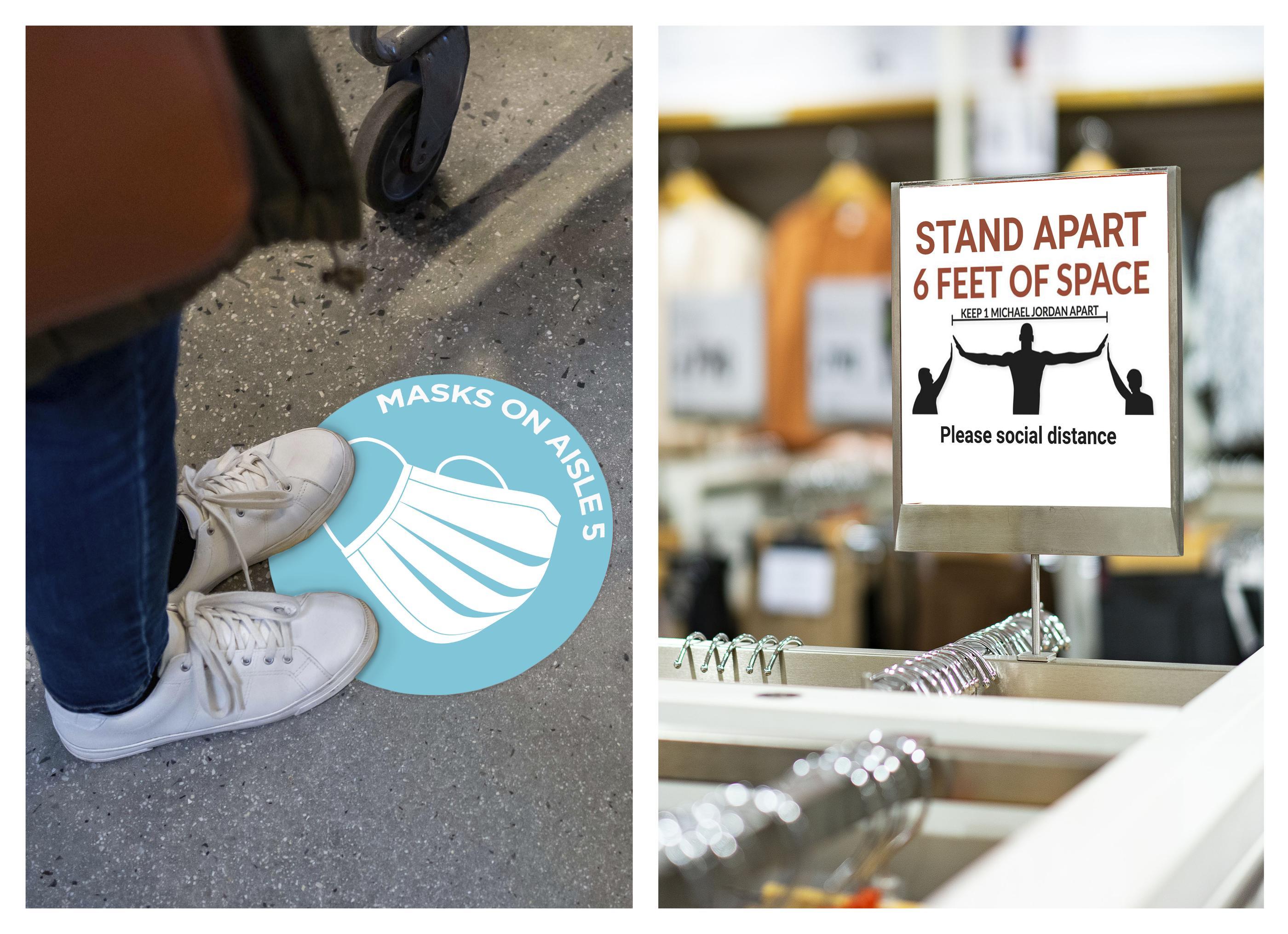 4 Ways to Boost Your Marketing Using Social Distancing Signage
