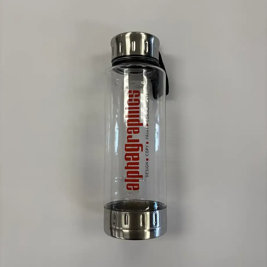 Branded water bottle at AlphaGraphics West Jordan