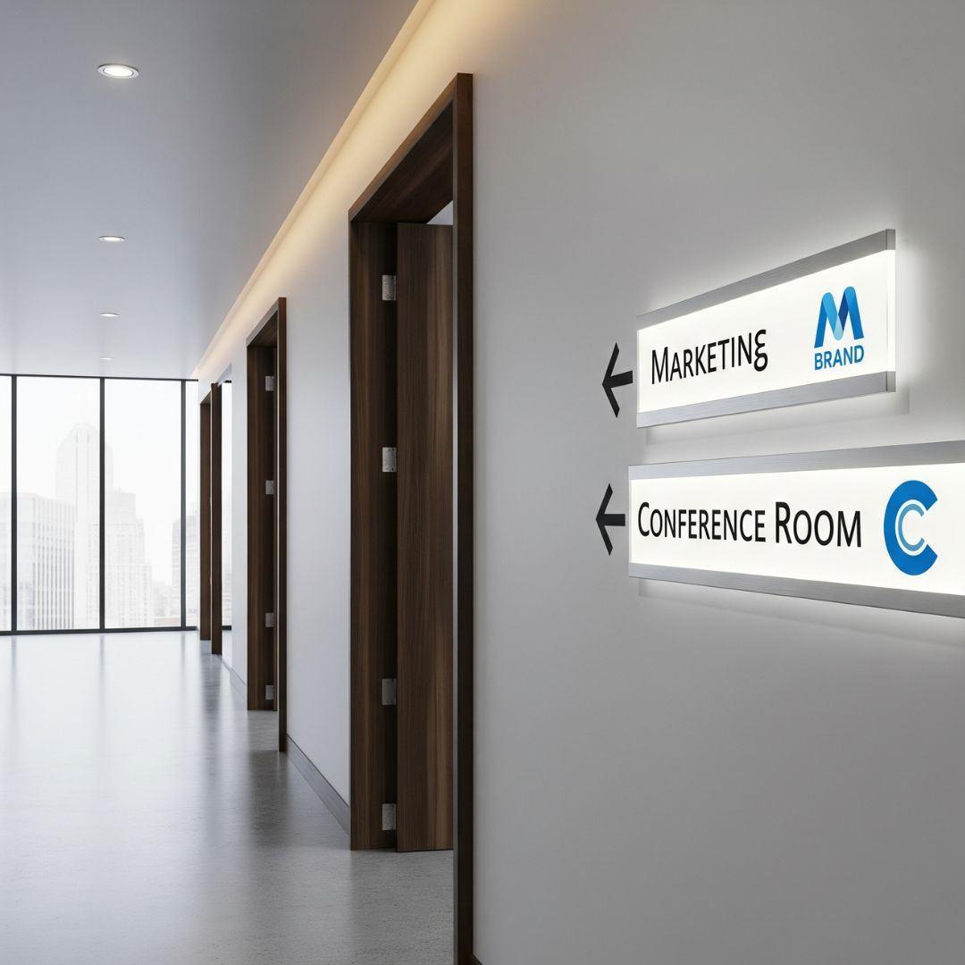 photo of interior signage