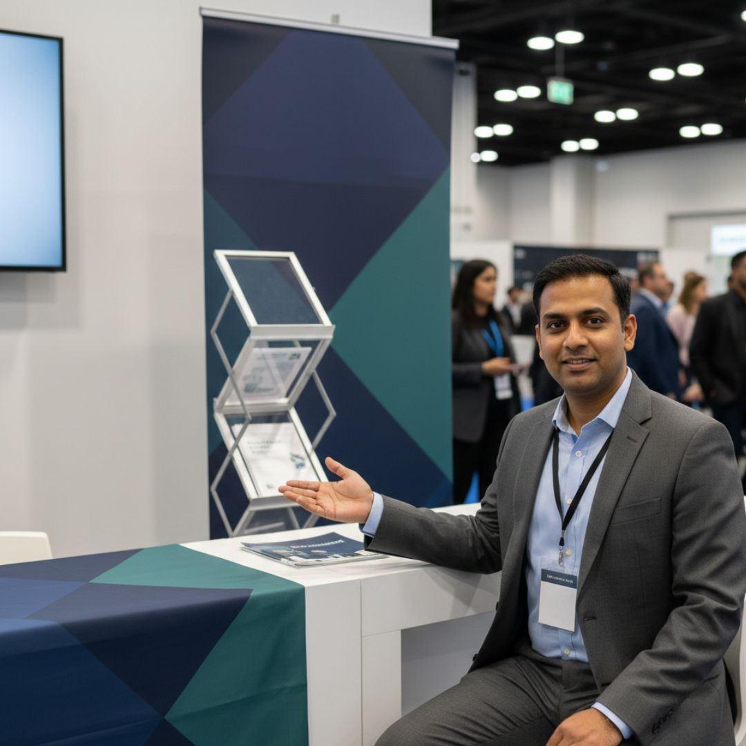 photo of trade show materials
