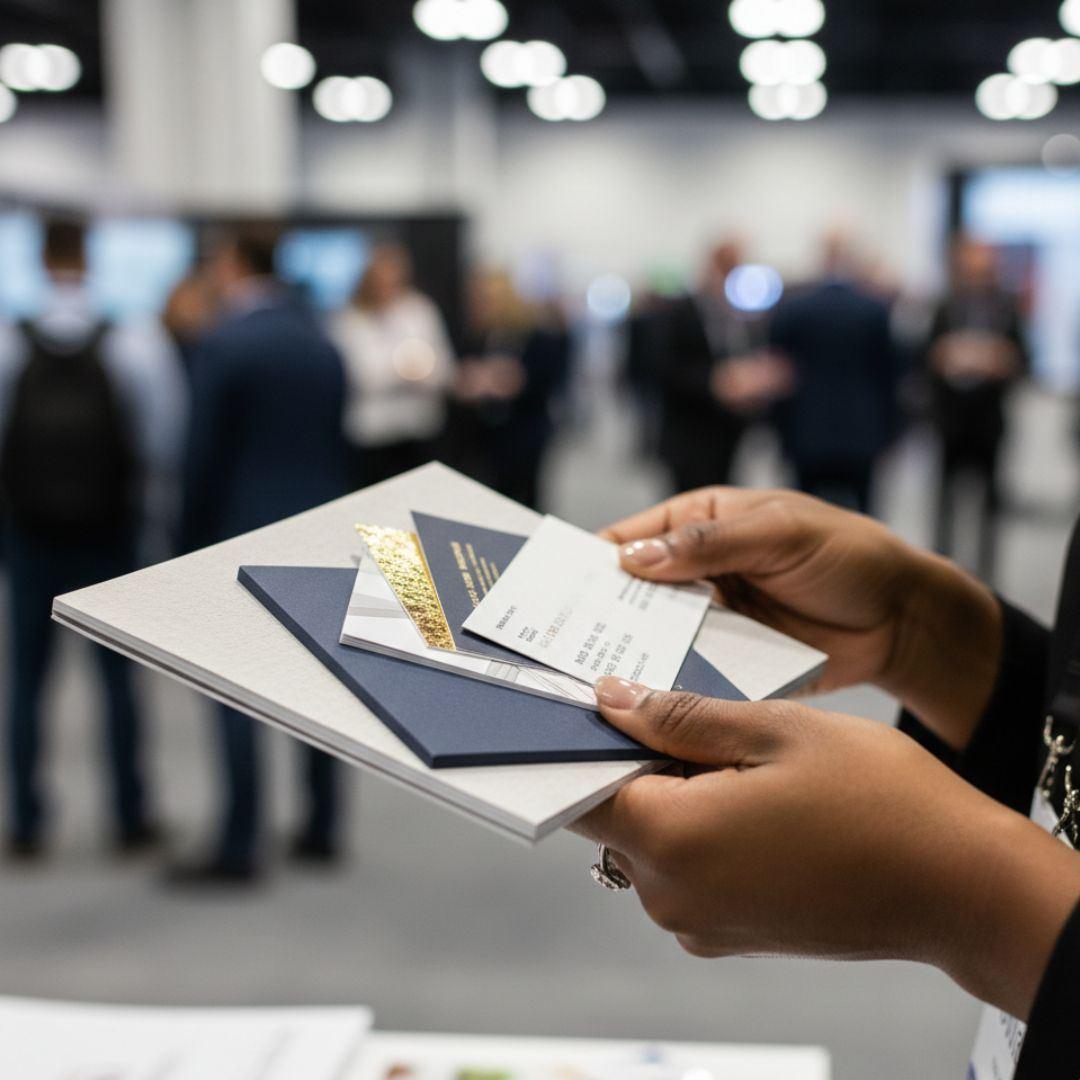 photo of trade show materials