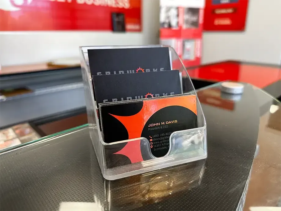 Business card printing at AlphaGraphics