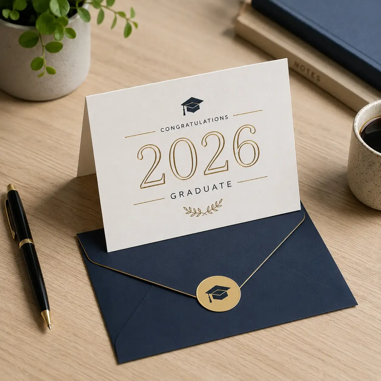 A graduation invitation