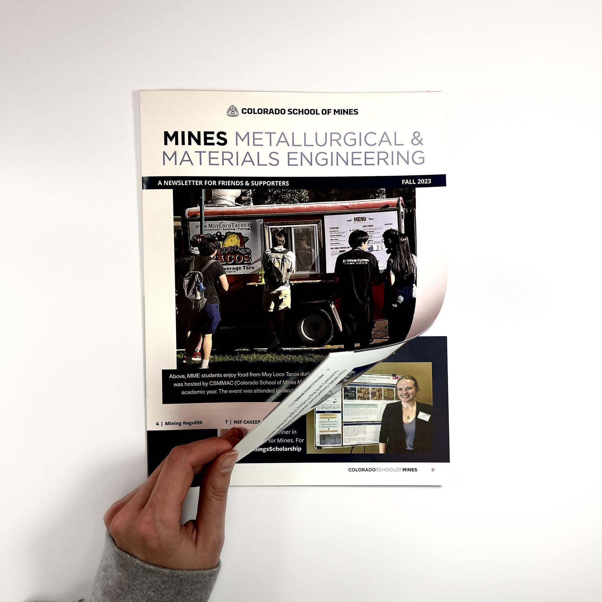 Colorado School of Mines Saddle Stitched Booklet