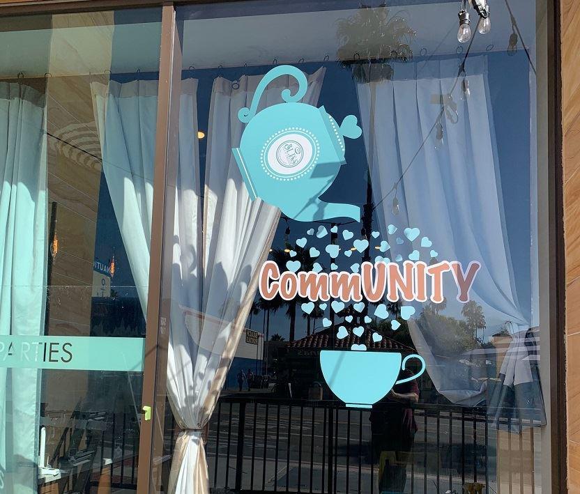 CommUNITY Window Decal - Bliss Tea & Treats