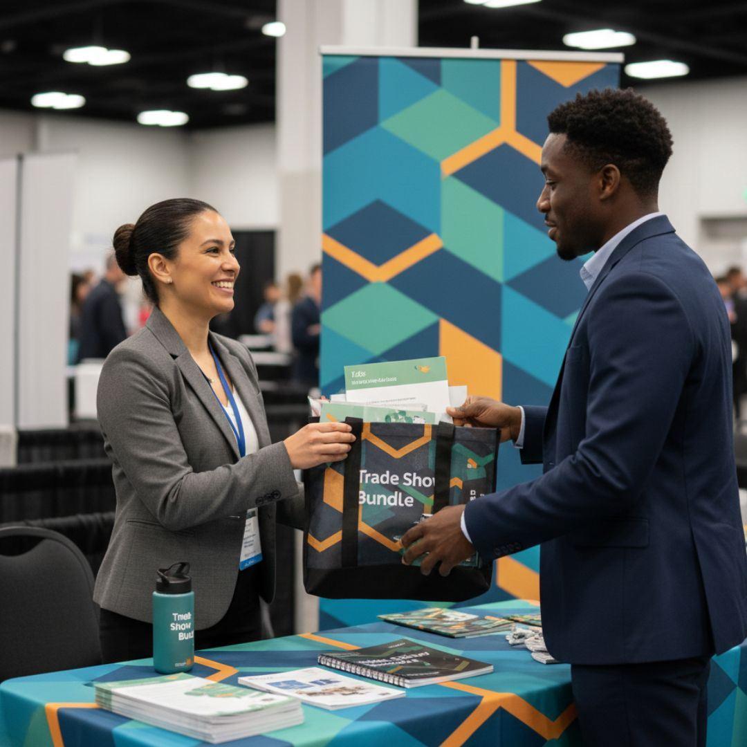 photo of trade show materials