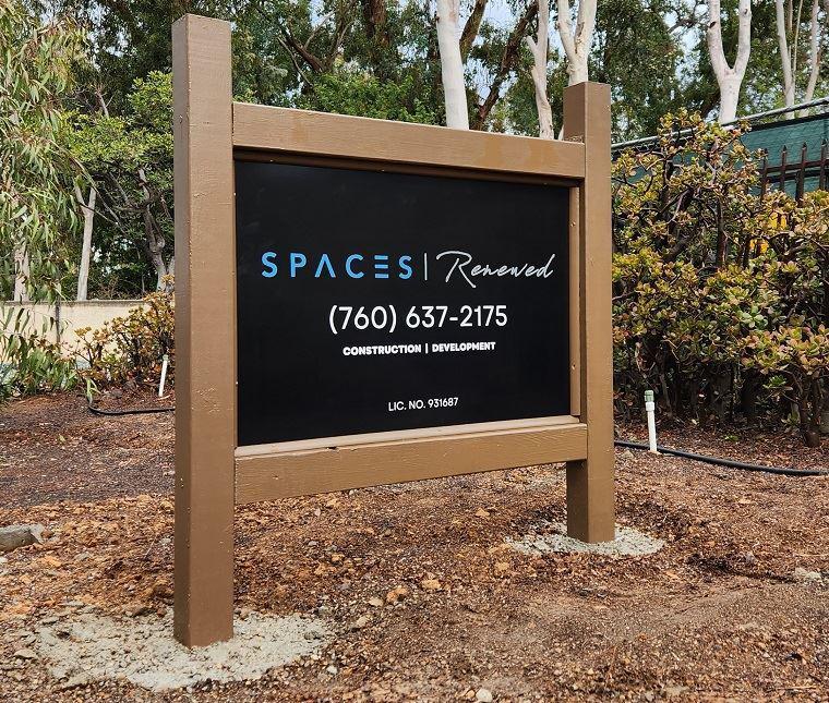 Construction Sign, Fancy - Rancho Santa Fe