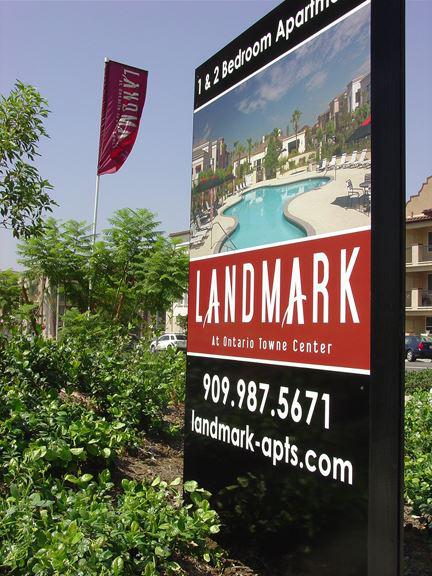 Full color print post ‘n panel sign
