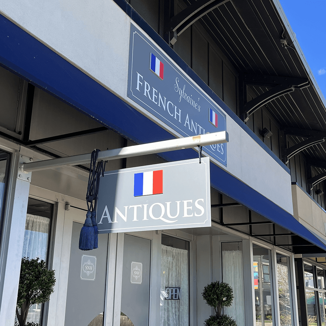 Custom Antique Store Signage