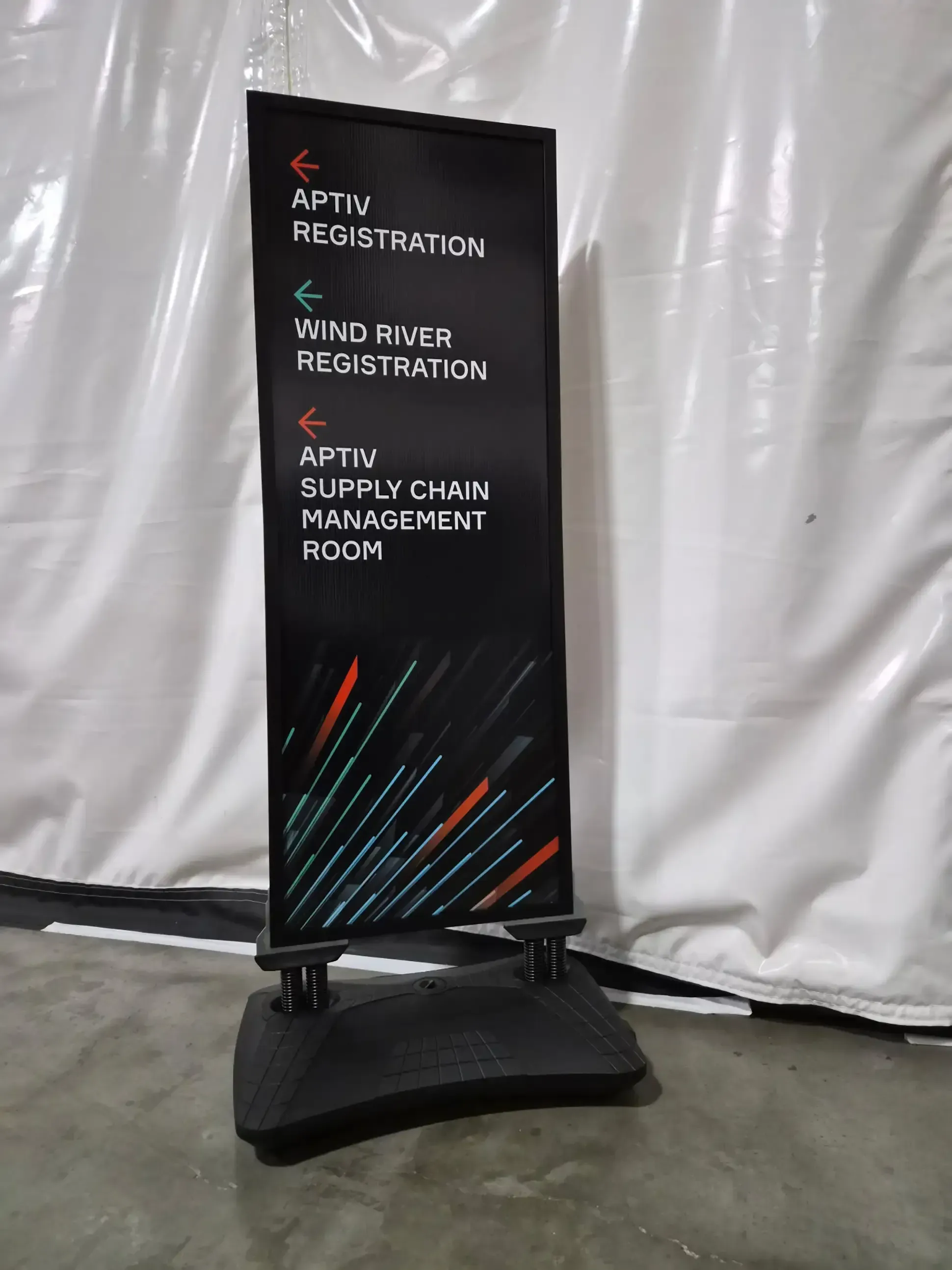 Custom banner stand from AlphaGraphics Central Business District
