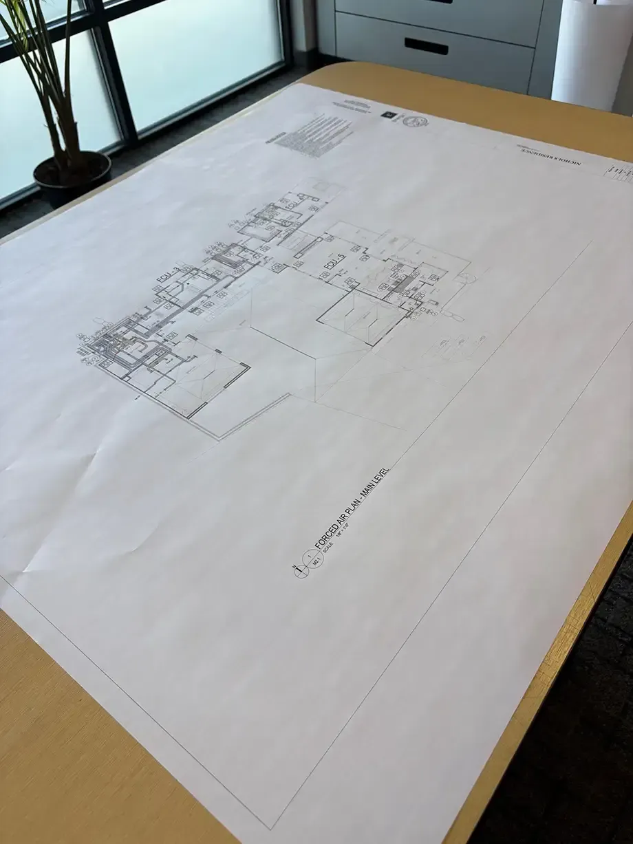 Custom blueprint printing from AlphaGraphics West Jordan