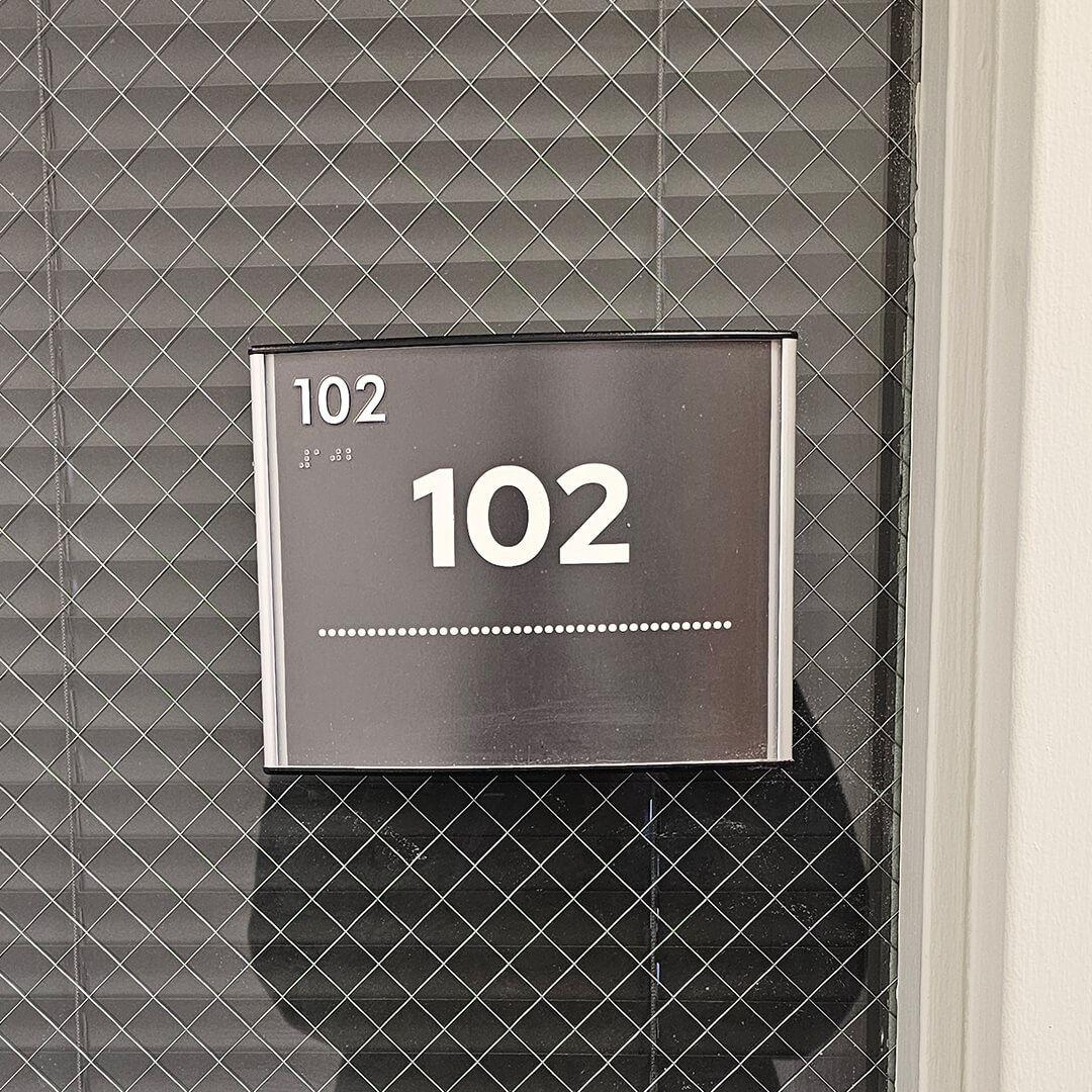 Custom Business Sign Number Of The Room