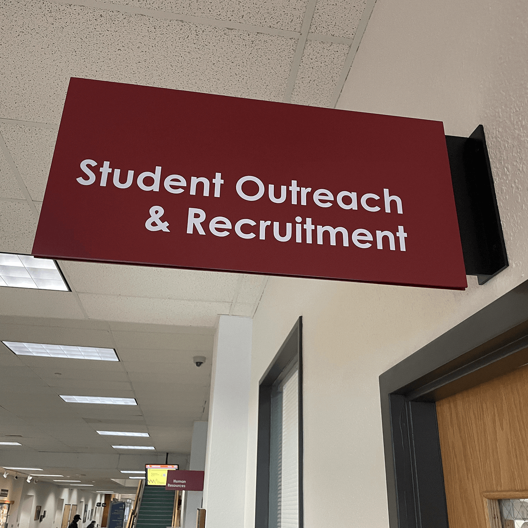 Custom College Hanging Sign