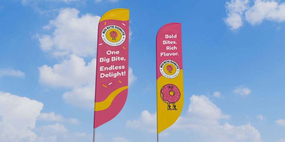 Boost Business Visibility with Custom Flags in Tempe, AZ  | Tempe Printing on Elliot