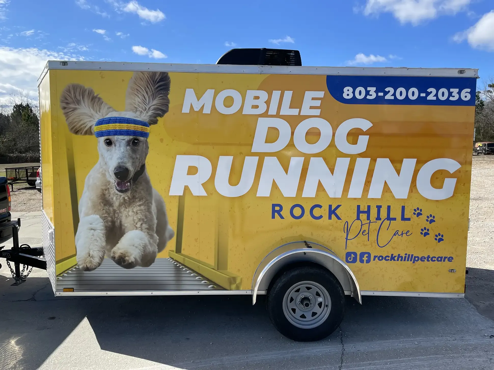 Custom trailer graphics at AlphaGraphics Rock Hill