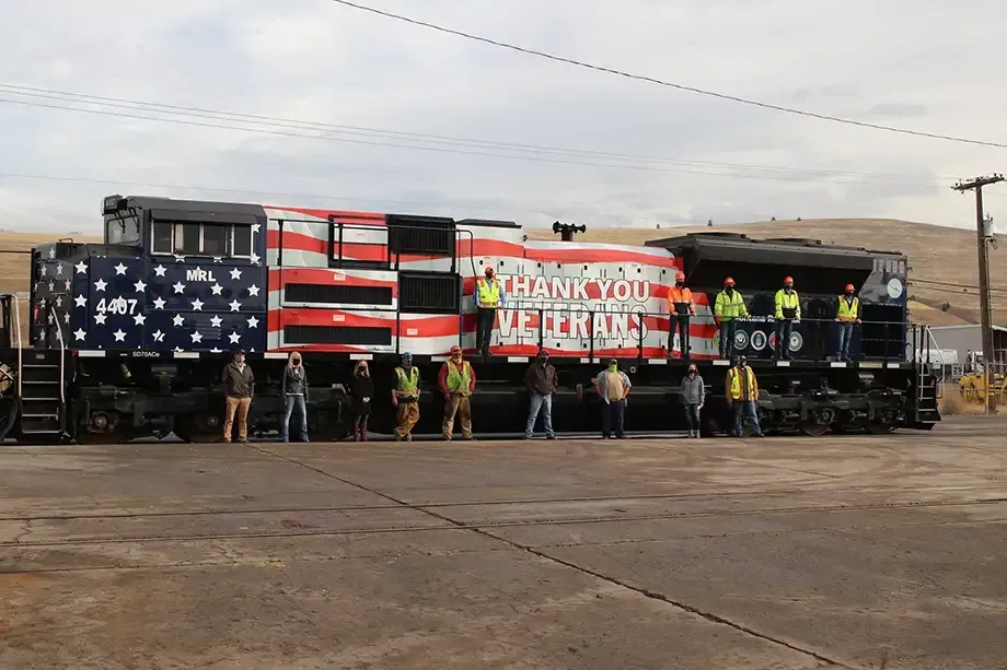 Custom train wrap at AlphaGraphics Missoula