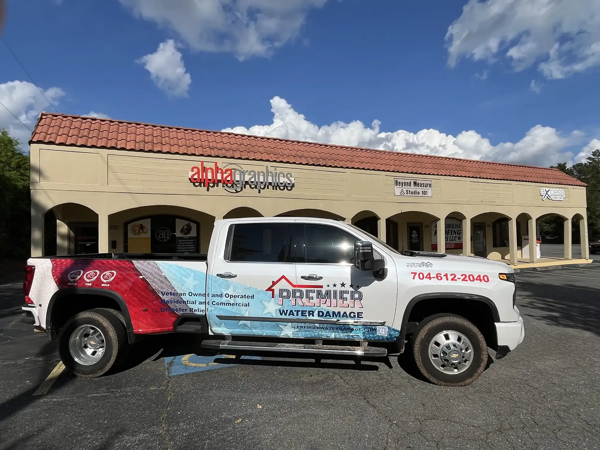 Custom vehicle graphics at AlphaGraphics Rock Hill