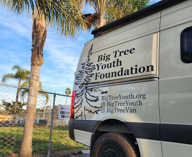 Custom Vehicle Tree Graphics Cut Vinyl on Van
