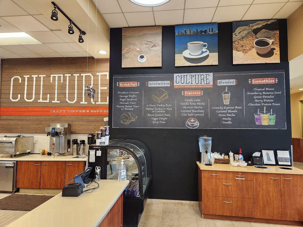 Custom Vinyl Wall Graphic - Culture Craft Coffee & Espresso