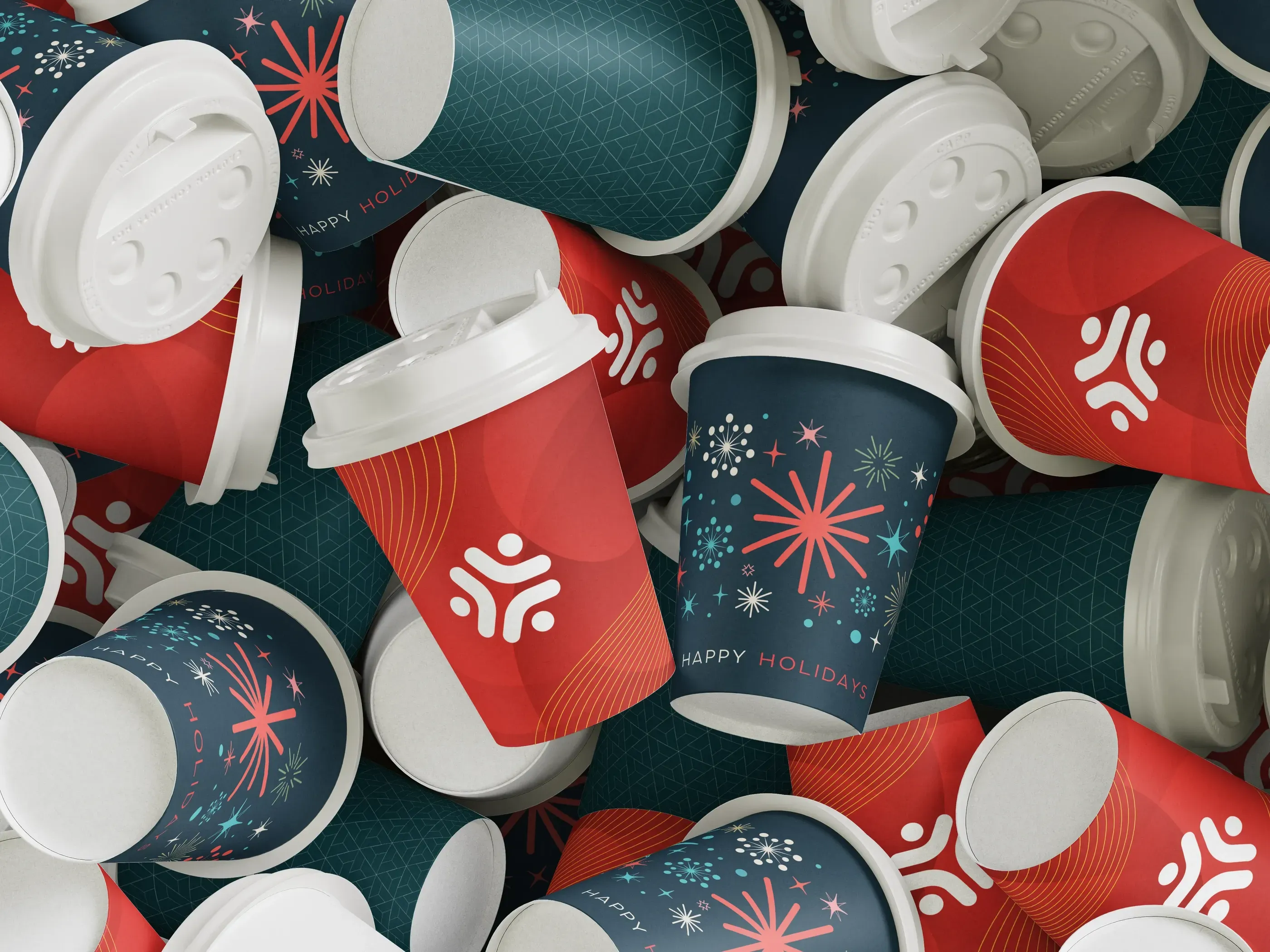 Direct object printed coffee cups