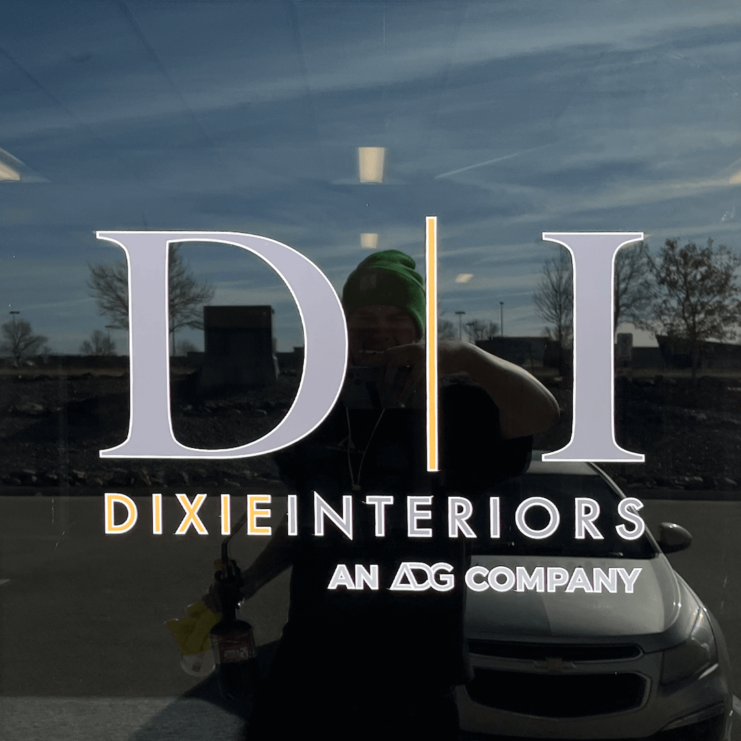 Dixieinteriors Custom Window Vinyl Decal