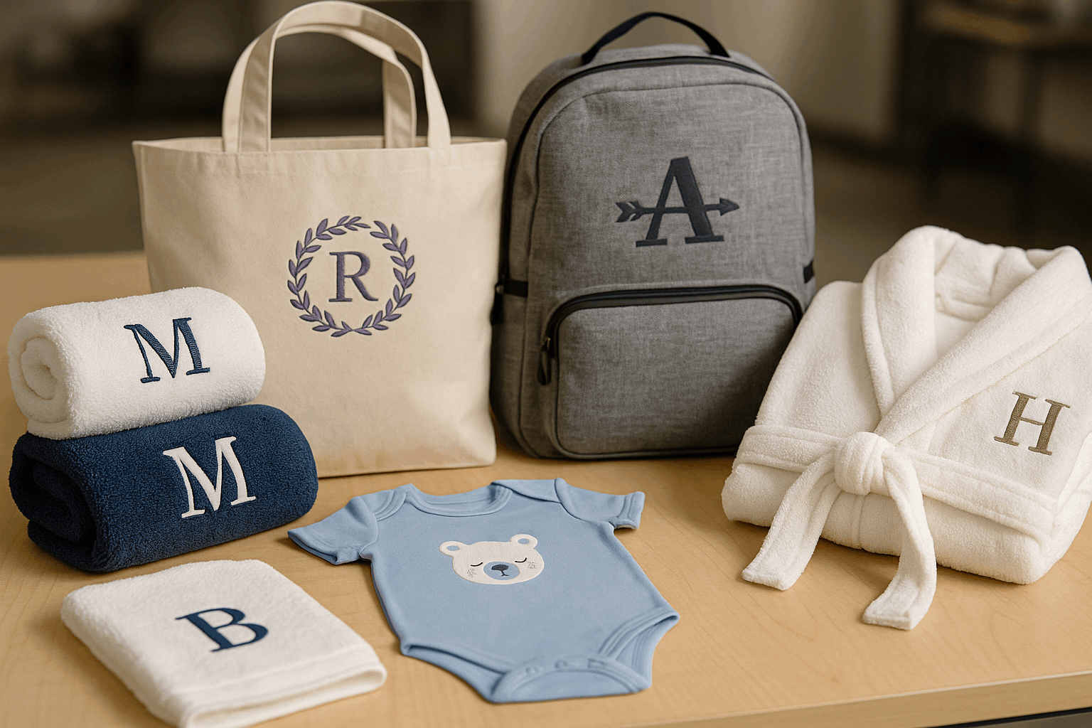 Embroidered products