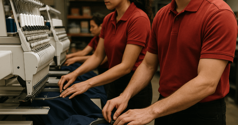 Embroidery machine technology