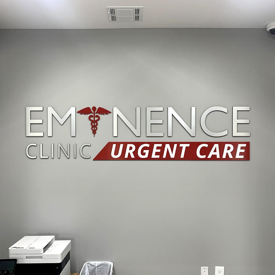 Interior Die Cut Signage for Lobby