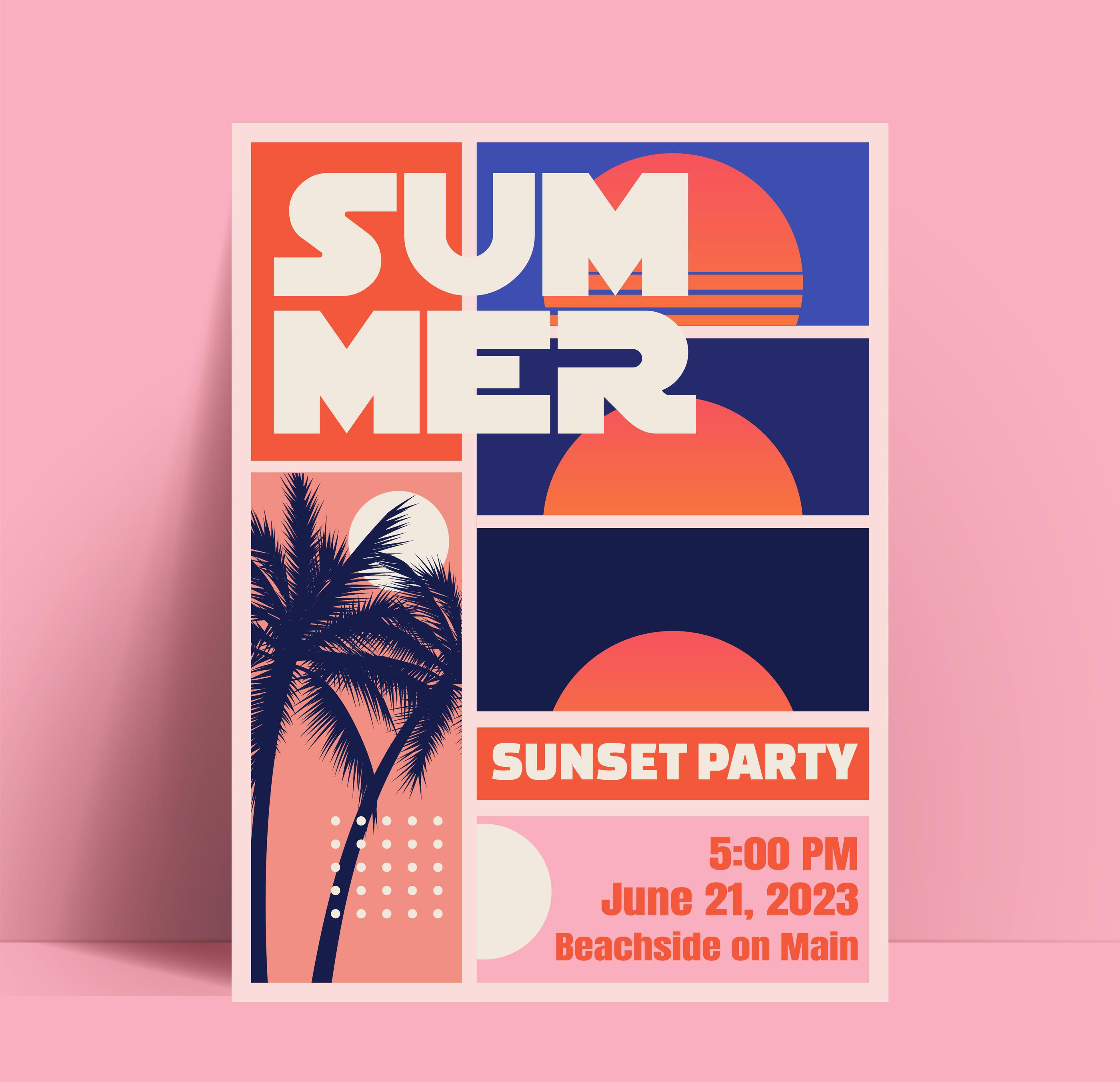 Event poster banner backdrop