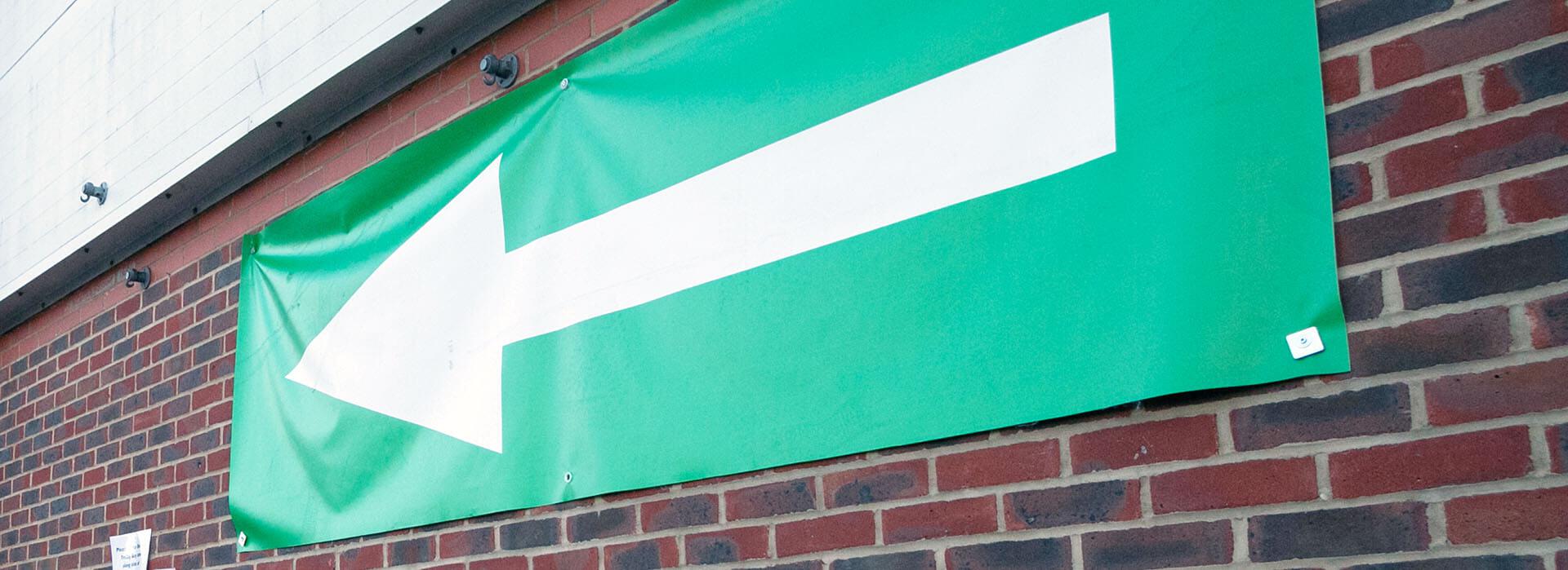 Exterior Temporary Signage